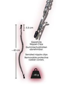 PINZE PER CAPEZZOLI CON CATENA